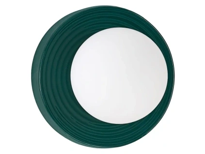 Zelené keramické nástěnné světlo Nova Luce Orbique 22 cm