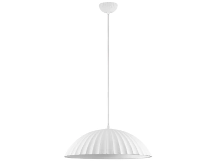 Bílé závěsné světlo Nova Luce Ammos 50 cm