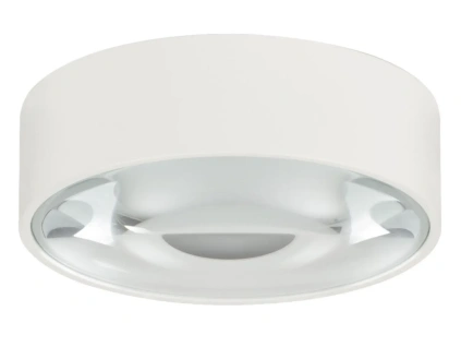 Bílé kovové venkovní stropní LED světlo Nova Luce Grix 11 cm