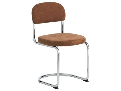 Terakotová čalouněná jídelní židle Unique Furniture Griffin