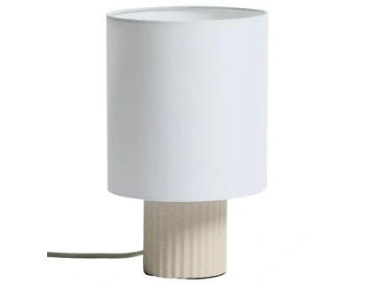 Béžová keramická stolní lampa Kave Home Eshe