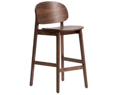 Hnědá barová židle Kave Home Ludara 66 cm