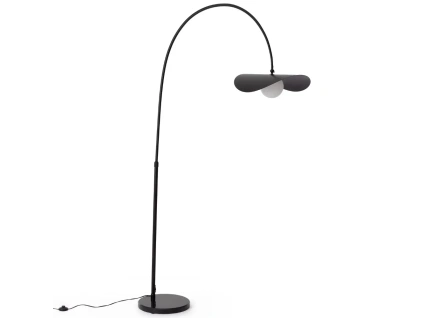 Černá stojací lampa Bizzotto Weert 226 cm