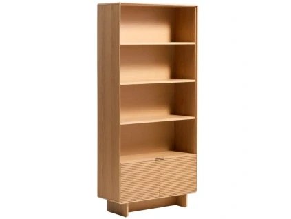 Dubový regál KAve Home Norlen 190 x 90 cm
