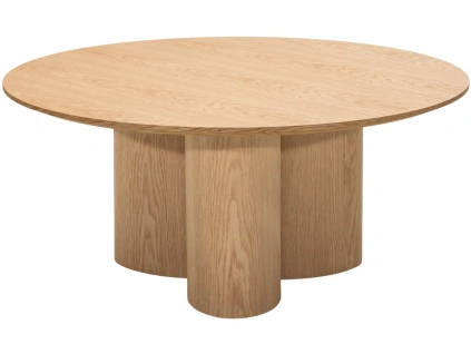 Dubový konferenční stolek Naora ⌀100 cm