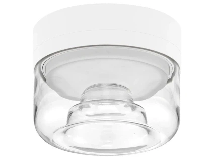 Bílé kovové stropní LED světlo Nova Luce Doris 15 cm
