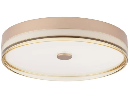 Zlaté kovové stropní LED světlo Nova Luce Helios 50 cm