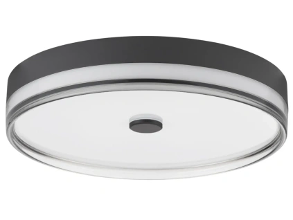 Černé kovové stropní LED světlo Nova Luce Helios 50 cm
