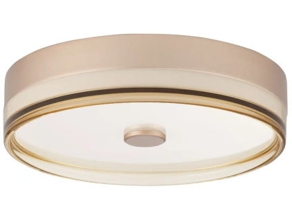 Zlaté kovové stropní LED světlo Nova Luce Helios 40 cm