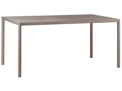 Béžovošedý zahradní stůl Piave 160 x 90 cm