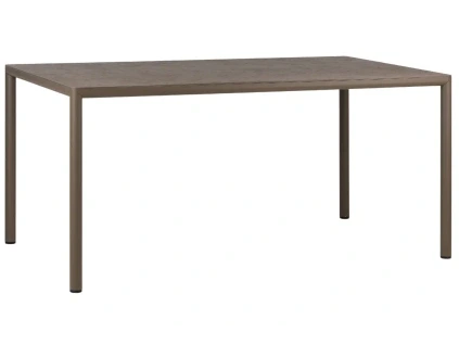 Hnědý zahradní stůl Piave 160 x 90 cm