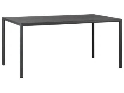 Tmavě šedý zahradní stůl Piave 160 x 90 cm