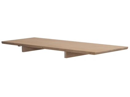 Světle hnědá dubová prodlužovací deska ke stolu CLAPPERTON 50 x 140 cm