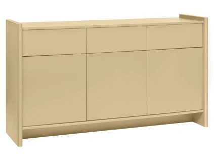 Žlutá lakovaná komoda Rali 161 x 46 cm