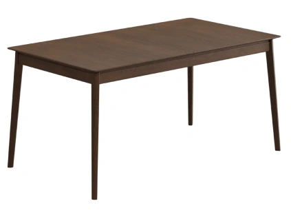 Tmavý dubový rozkládací jídelní stůl Micadoni Elan 160/260 x 90 cm