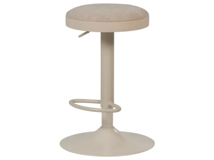 Béžová čalouněná barová židle Mevo 60-82 cm
