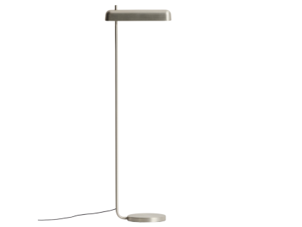 Stříbrná stojací lampa Kave Home Nelaia 150 cm
