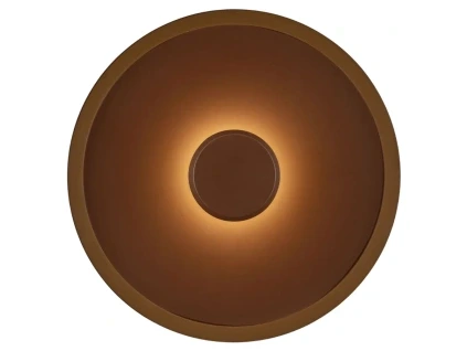 Hnědé kovové nástěnné LED světlo Nova Luce Dorell 26 cm