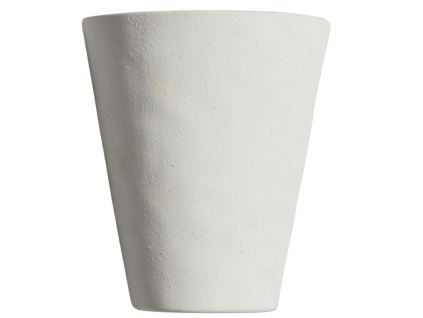 Bílé keramické nástěnné světlo Kave Home Ceren 21 cm