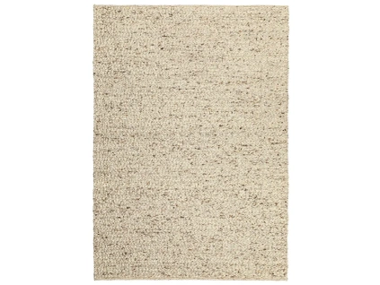 Béžový vlněný koberec Stones 200 x 300 cm