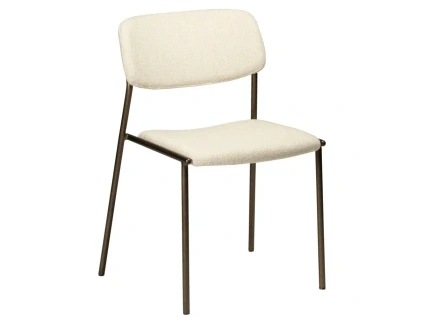Béžová bouclé jídelní židle Dan-Form Stack