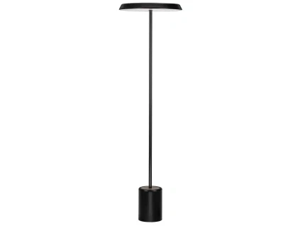 Černá kovová stojací LED lampa Nova Luce Ophelia 135 cm