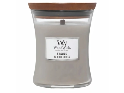 Malá vonná svíčka WoodWick, Fireside