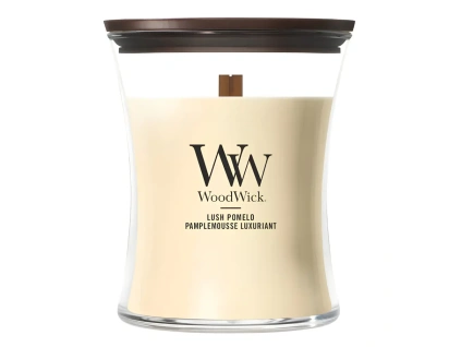 Malá vonná svíčka WoodWick, Lush Pomelo