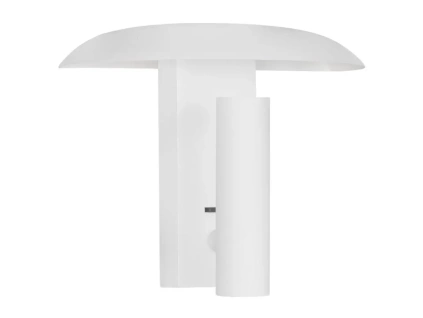 Bílé kovové nástěnné LED světlo Nova Luce Frankie