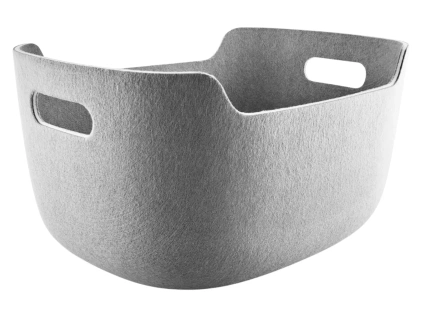 Šedý úložný box Tidy 40 x 29 cm