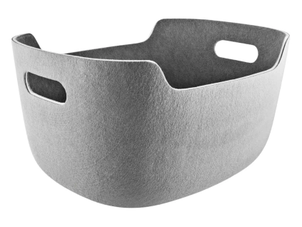 Šedý úložný box Tidy 48 x 35 cm