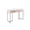 Hnědý dřevěný toaletní stolek DUTCHBONE Class 120 x 45 cm