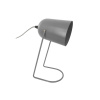 Tmavě šedá matná kovová stolní lampa Riley 30 cm