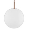 Bílá magnetická kovový nástěnka Dalia 50 cm s šesti magnety