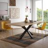 Dubový jídelní stůl Kave Home Argo 160 x 100 cm s černou kovovou podnoží -fv-interier-25