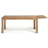 Dubový rozkládací jídelní stůl Kave Home Isbel 120/200 x 75 cm
