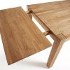 Dubový rozkládací jídelní stůl Kave Home Isbel 140/220 x 90 cm