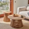 Teakový kulatý odkládací stolek Kave Home Jeanette 50 cm -fv-interier-25