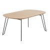 Dubový rozkládací jídelní stůl Kave Home Novac 140-220 x 90 cm