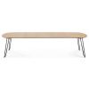 Dubový rozkládací jídelní stůl Kave Home Novac 170-320 x 100 cm