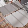 Bílý lakovaný rozkládací jídelní stůl Kave Home Oqui 140/220 x 90 cm -fv-interier-25