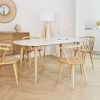 Bílý lakovaný rozkládací jídelní stůl Kave Home Oqui 160/260 x 100 cm -fv-interier-25