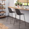 Tmavě šedá plastová barová židle Kave Home Quinby 75 cm -fv-interier-25