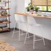 Bílá plastová barová židle Kave Home Quinby 75 cm -fv-interier-25