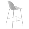 Bílá plastová barová židle Kave Home Quinby 75 cm