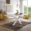 Hořčicově žlutá plastová jídelní židle Kave Home Quinn -fv-interier-25