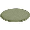 Zelený látkový podsedák Kave Home Silke 35 cm