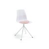 Růžový látkový podsedák Kave Home Silke 35 cm