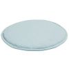 Světle modrý látkový podsedák Kave Home Silke 35 cm