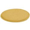 Hořčicově žlutý látkový podsedák Kave Home Silke 35 cm